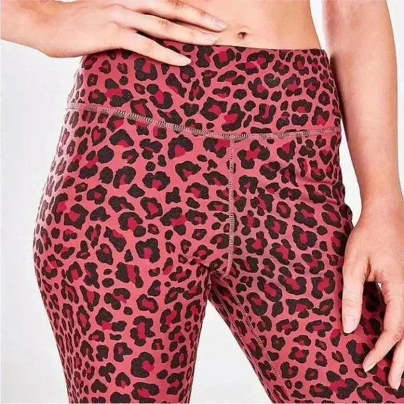 Nike Dri-FIT One Printed Midrise Full Length Leggings,Leopard Print Training,S - Picture 5 of 16